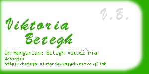 viktoria betegh business card